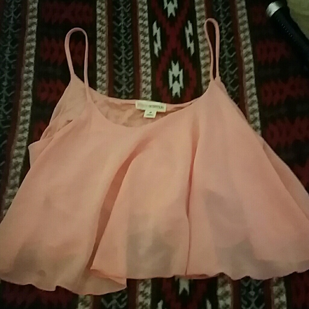 Pink crop top